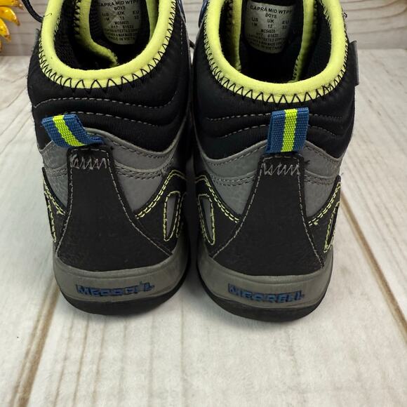 Merrell Kids Capra Mid Hiking Boots 1Y - Picture 6 of 8